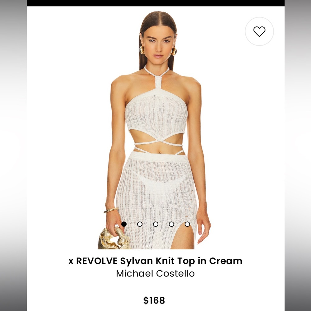 x REVOLVE Sylvan Knit Top in Cream
Michael Costello

Size Medium. NWT.